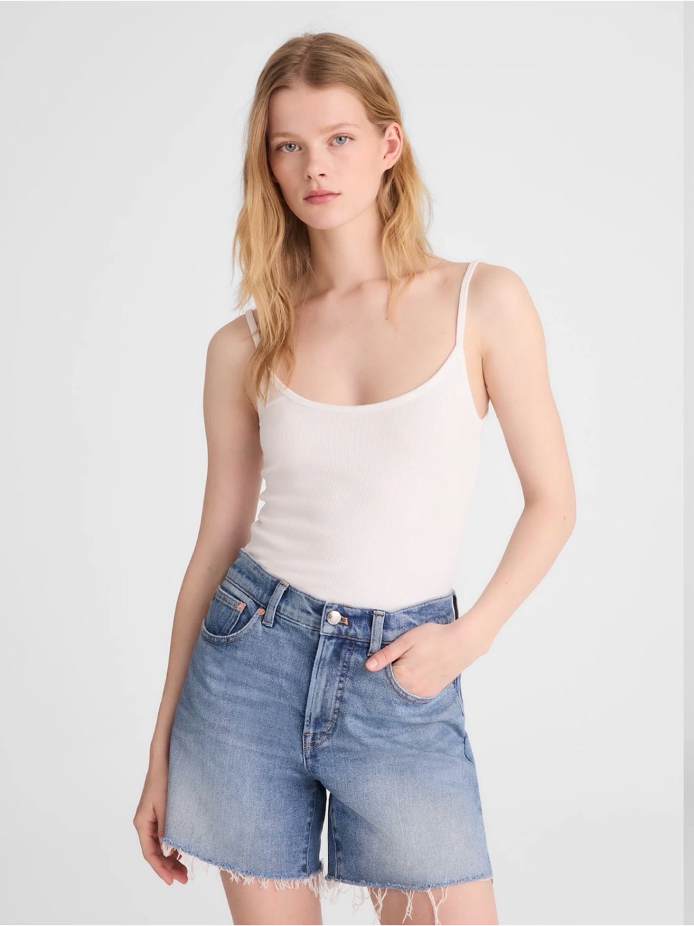 The Perfect Vintage Mid-Length Jean Short
